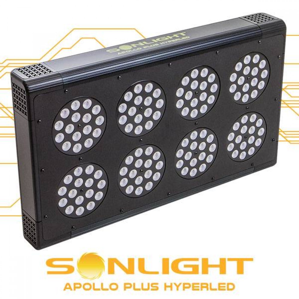 Led Apollo PLUS Hyperled Sonlight 8 (128x3w) 384W - Agro